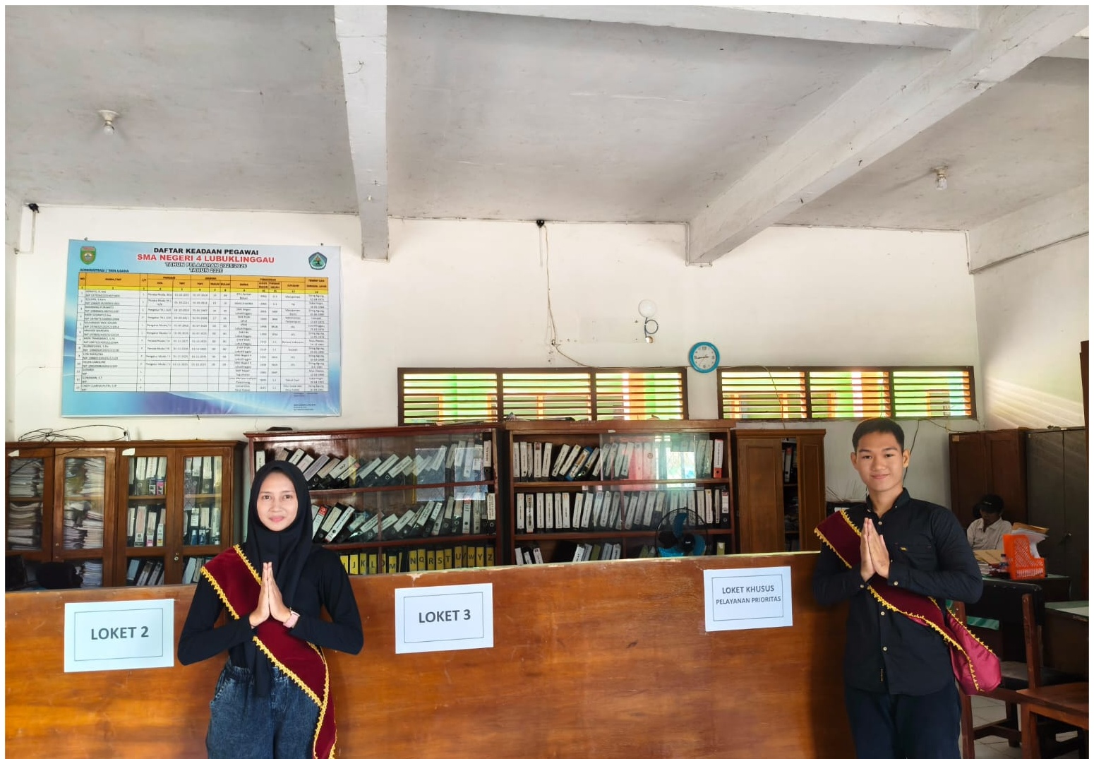 Dokumentasi loket layanan