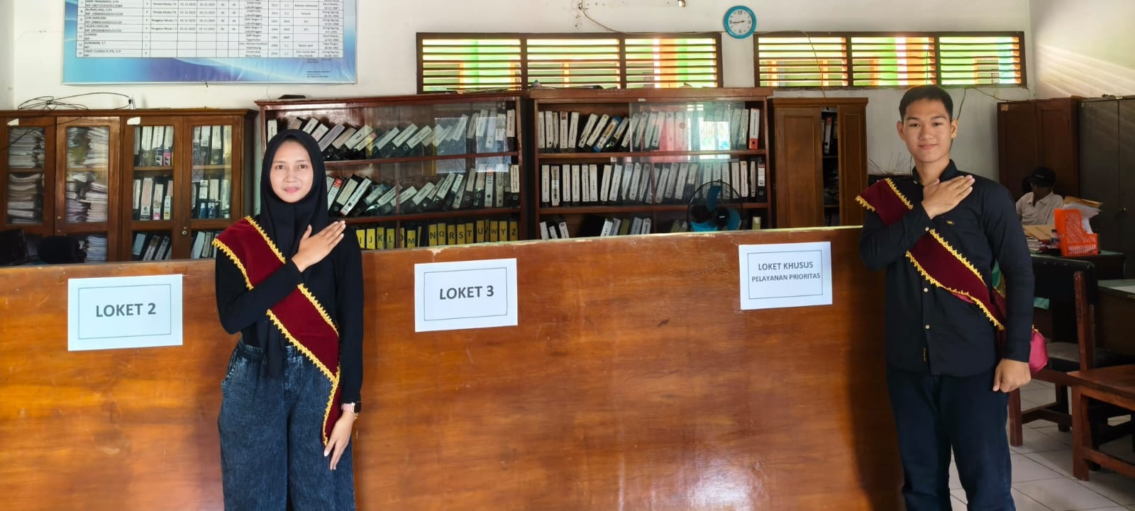 Loket layanan SMA Negeri 4 Lubuklinggau